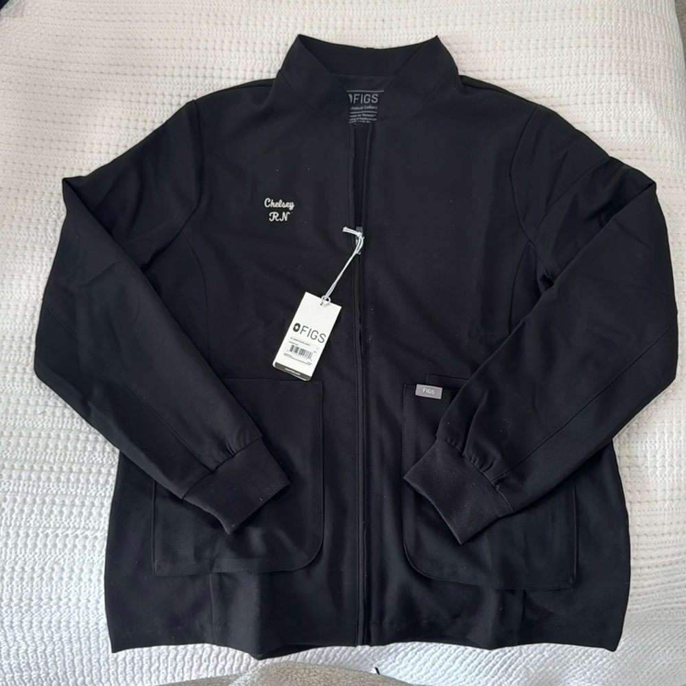 Black Scrub Jacket